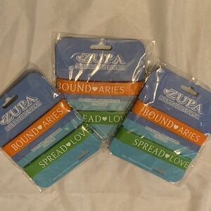 Zupa boundaries bandz 3 packs (NWT)